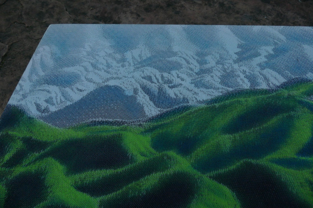 GREAT WALL OF CHINA Silk Weaving large 16X38"
