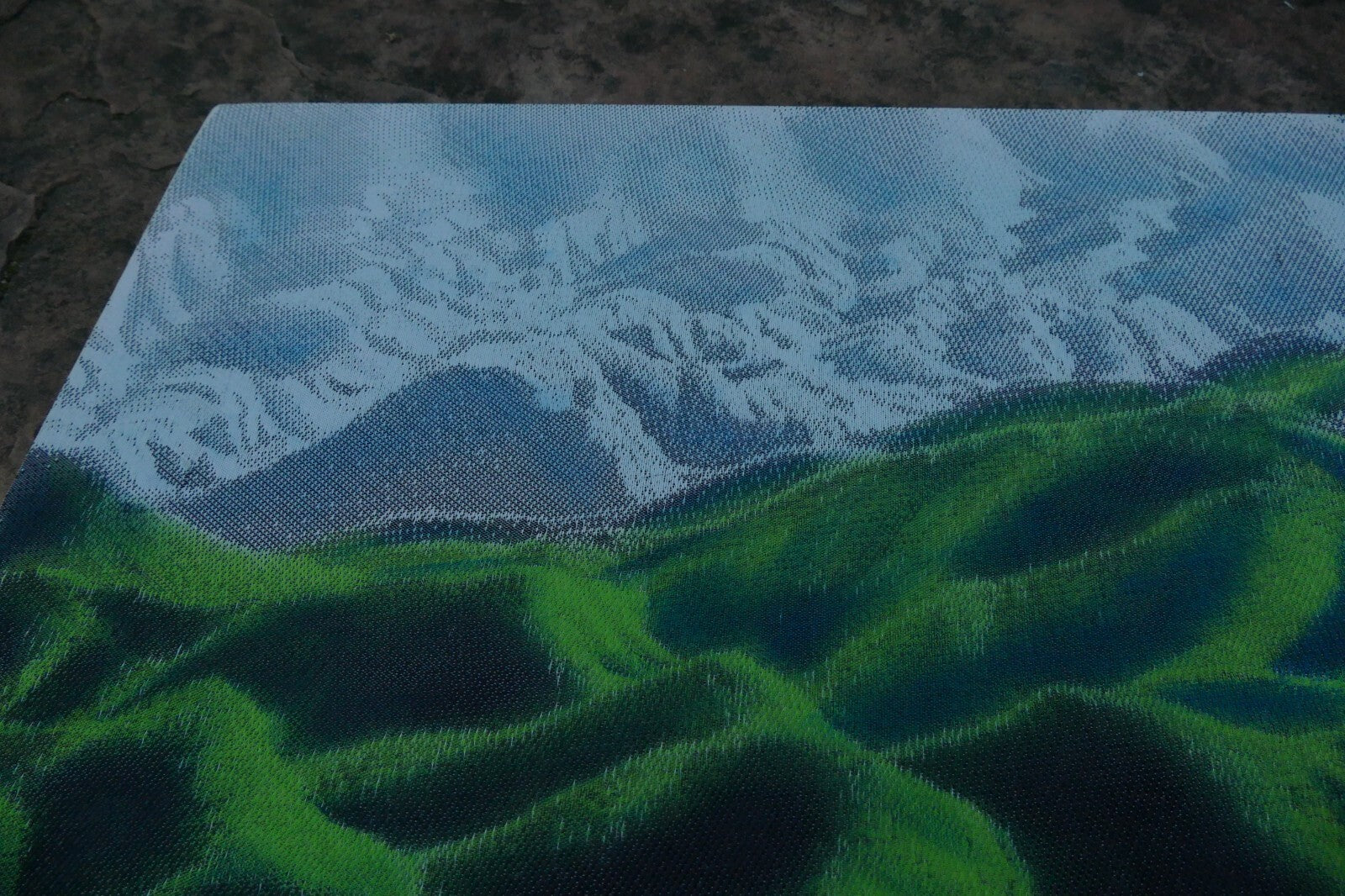 GREAT WALL OF CHINA Silk Weaving large 16X38"