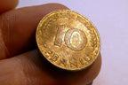 10 Pfennig coin  1977 GERMANY - FEDERAL REPUBLIC Oak Leaf