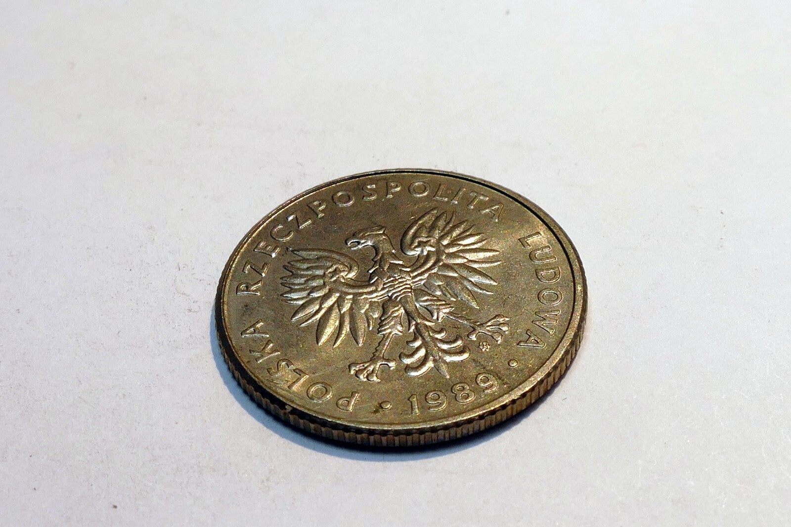 1989 POLAND 20 ZLOTYCH COIN 5.65 g COPPER-NICKEL CIRCULATED