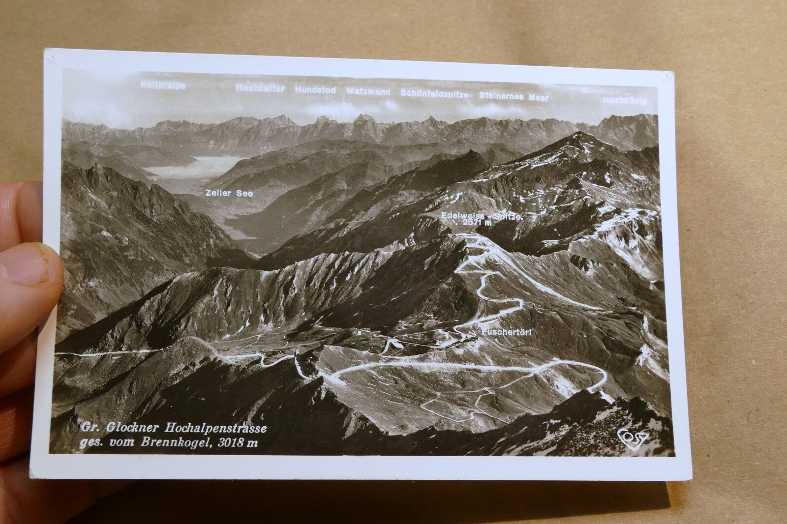 Großglockner - Gr. Glockner Brennkogel Alpine Road postcard Austria - unposted
