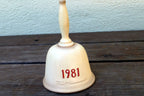 1981 Hummel Bell 4th Edition Annual Bell HUM703 Girl with Bird - Goebel