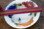 Blue Ridge Southern Potteries Hand painted 9" Flowers Floral Serving Plate