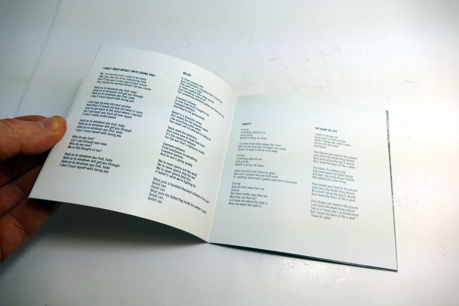 INLAY Cover ART Only NO Case, CD included - Continuum Music by John Mayer