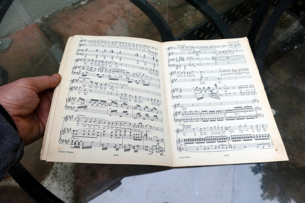CAVALLERIA RUSTICANA Oper Musik Von MASCAGNI 1945 Berlin-Leipzig sheet music