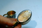 Miniature 2cm tall Metal Milk Creamer Pitcher set of two Germany