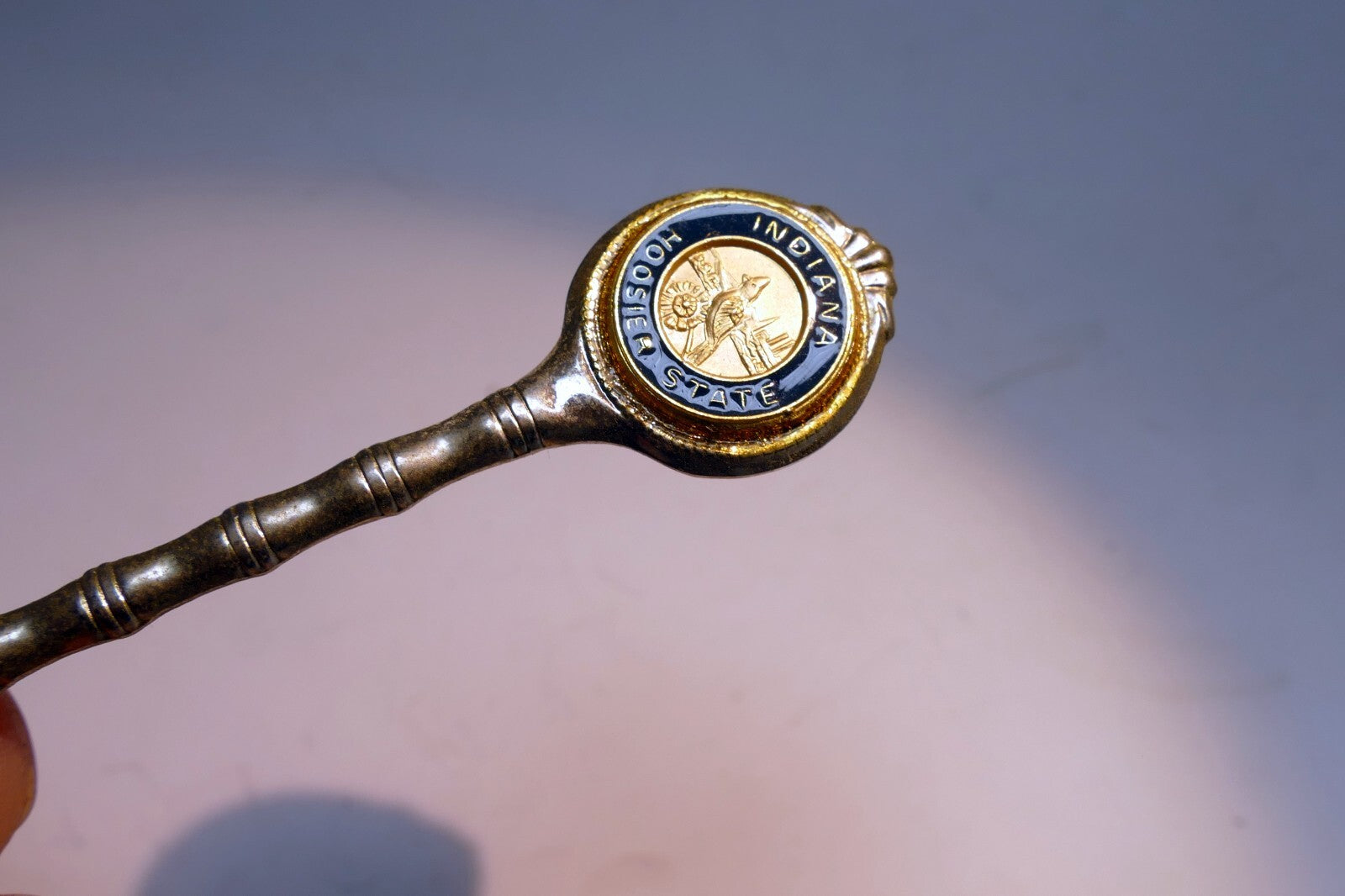 Indiana The Hoosier State Miniature Souvenir Spoon