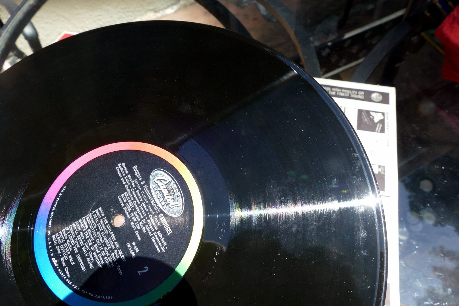 Rodgers and Hammerstein's Carousel Soundtrack Vintage Vinyl  1956 Record LP W694