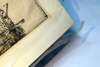 " San Francisco Bay"  Hand Signed Etching 19th century fisherman's wharf 1850's