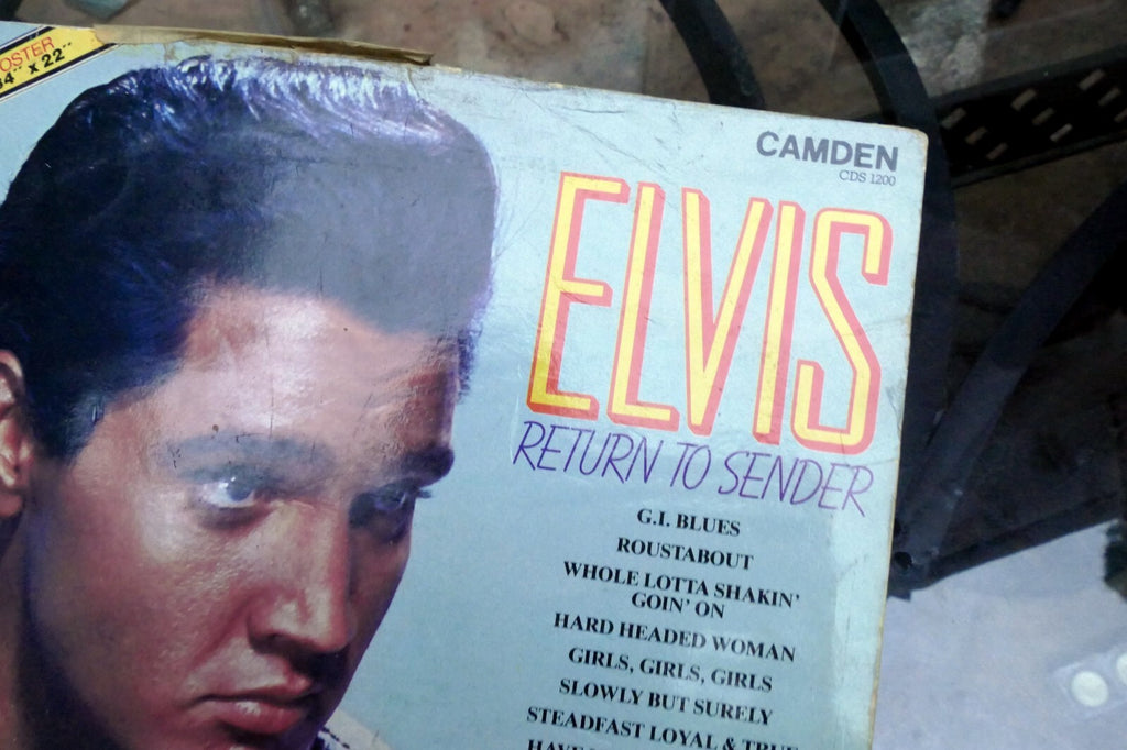 1981 Elvis Presley Return To Sender Camden CDS-1200 - ALBUM ART COVER ONLY