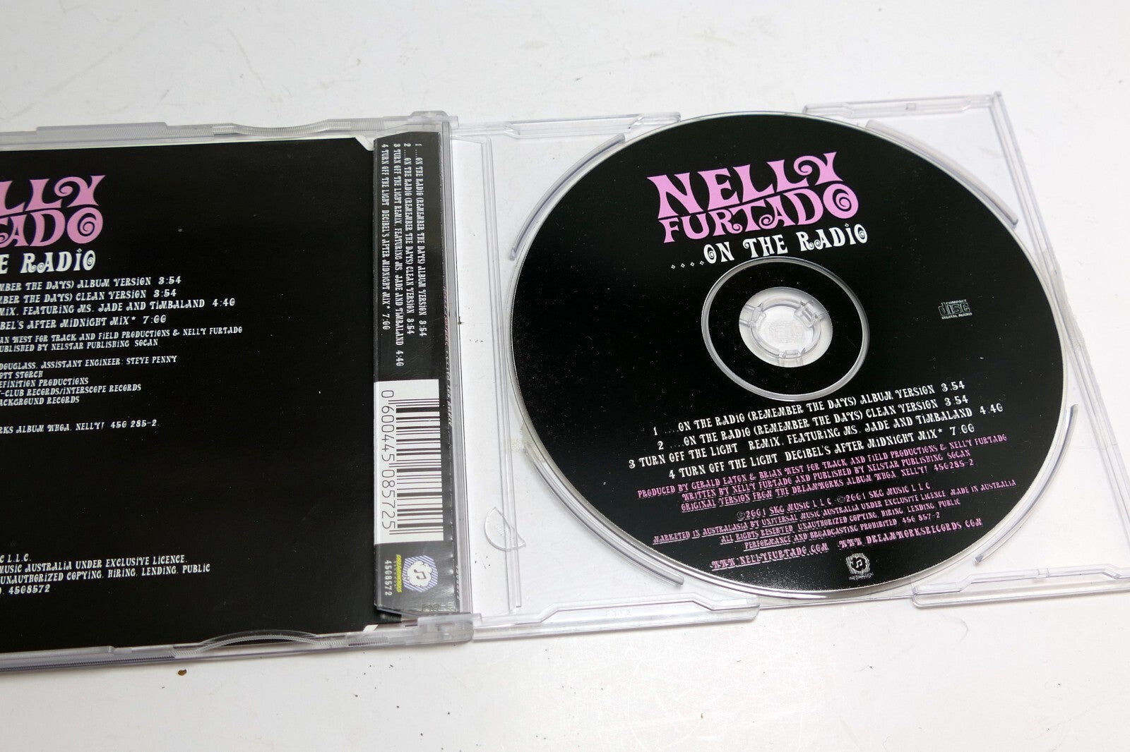 NELLY FURTADO On the Radio  CD Dream Works  4508572 2001 SKG Music