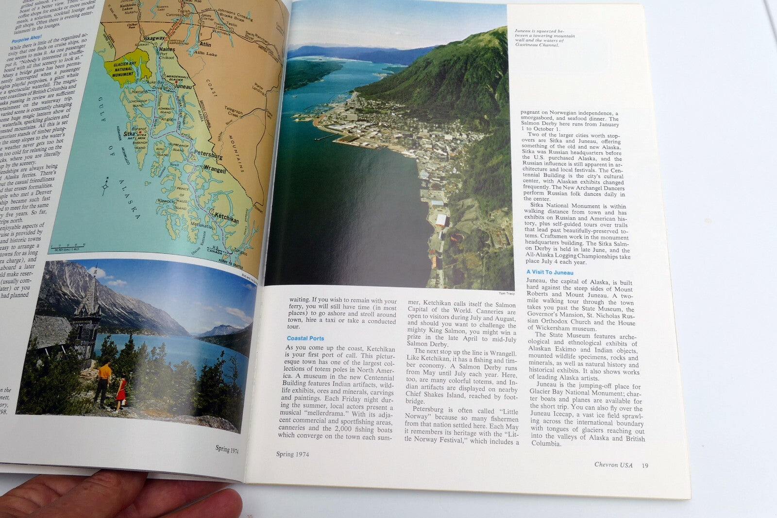 Spring 1974 Chevron USA Travel Club Magazine Kite Time, Expo '74, Path to Yukon