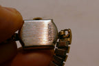 Gruen Precision Ladies Watch 10K RGP BEZEL Square Art Deco - Not working AS IS