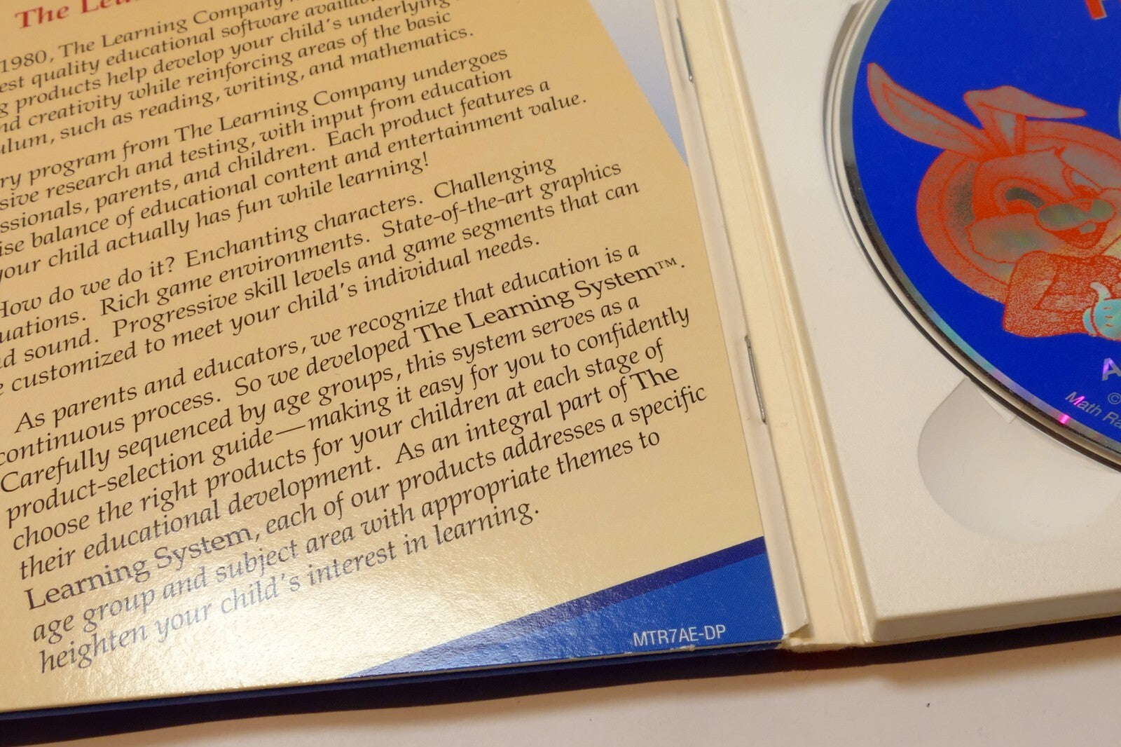 Deluxe! Math Rabbit, Ages 4-7 CD-Rom. (1996, The Learning Company)