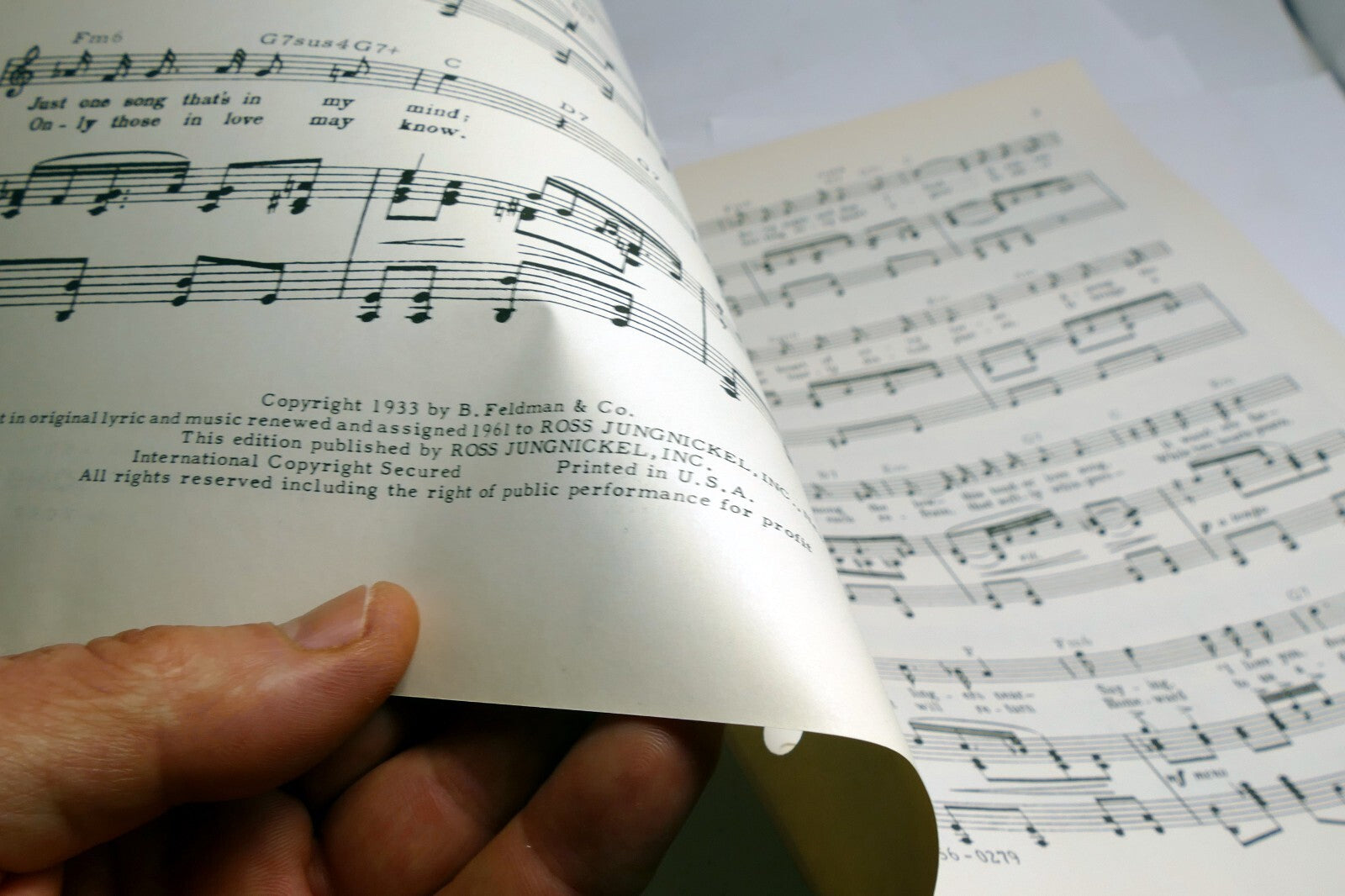 My Song Goes Around The World Jimmy Kennedy Hans May  1933 Sheet Music