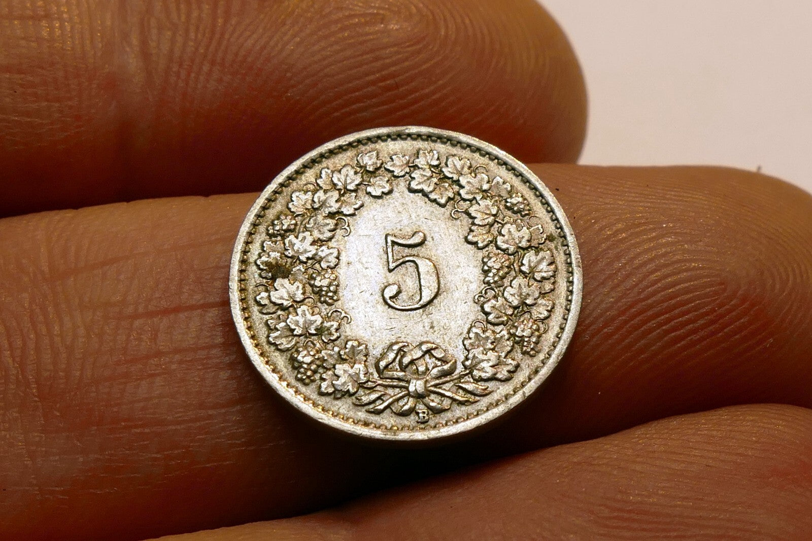 Coin Switzerland 1946 5 Rappen Confederatio Helvetica