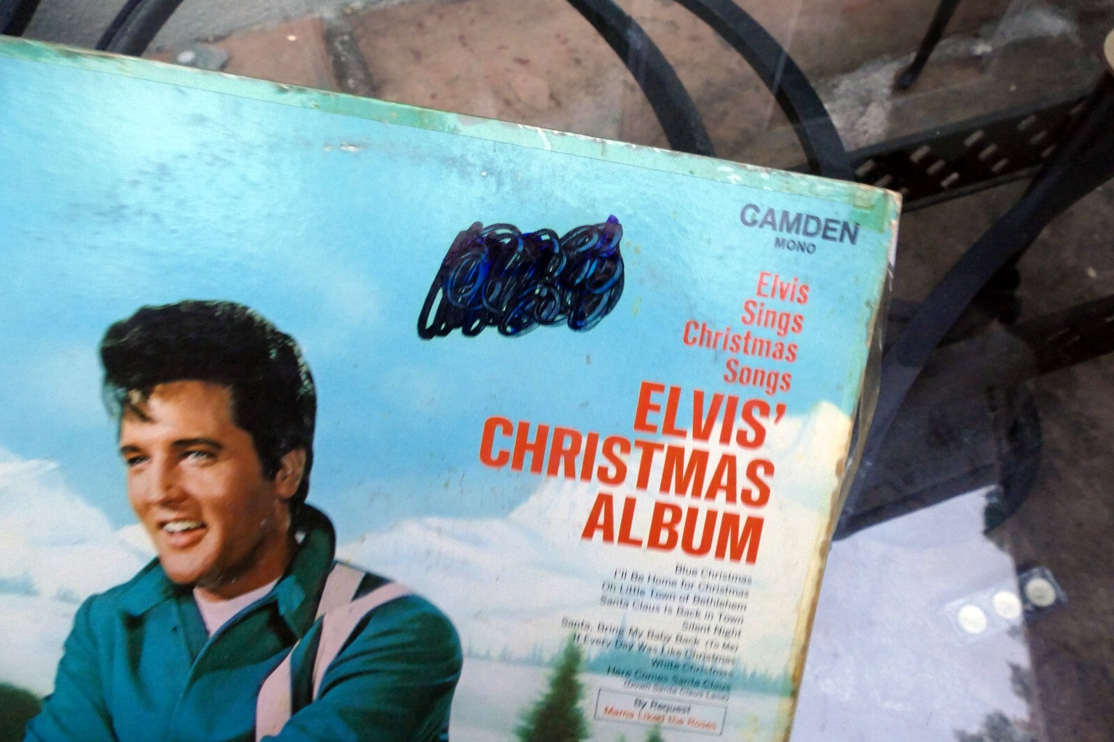 1970 Elvis Presley MONO Christmas Album RCA CAL-2428 - ALBUM ART COVER ONLY