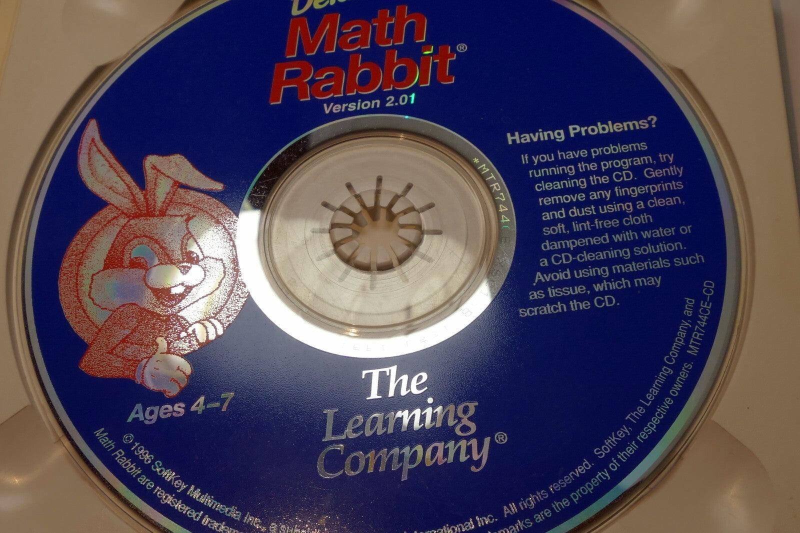 Deluxe! Math Rabbit, Ages 4-7 CD-Rom. (1996, The Learning Company)