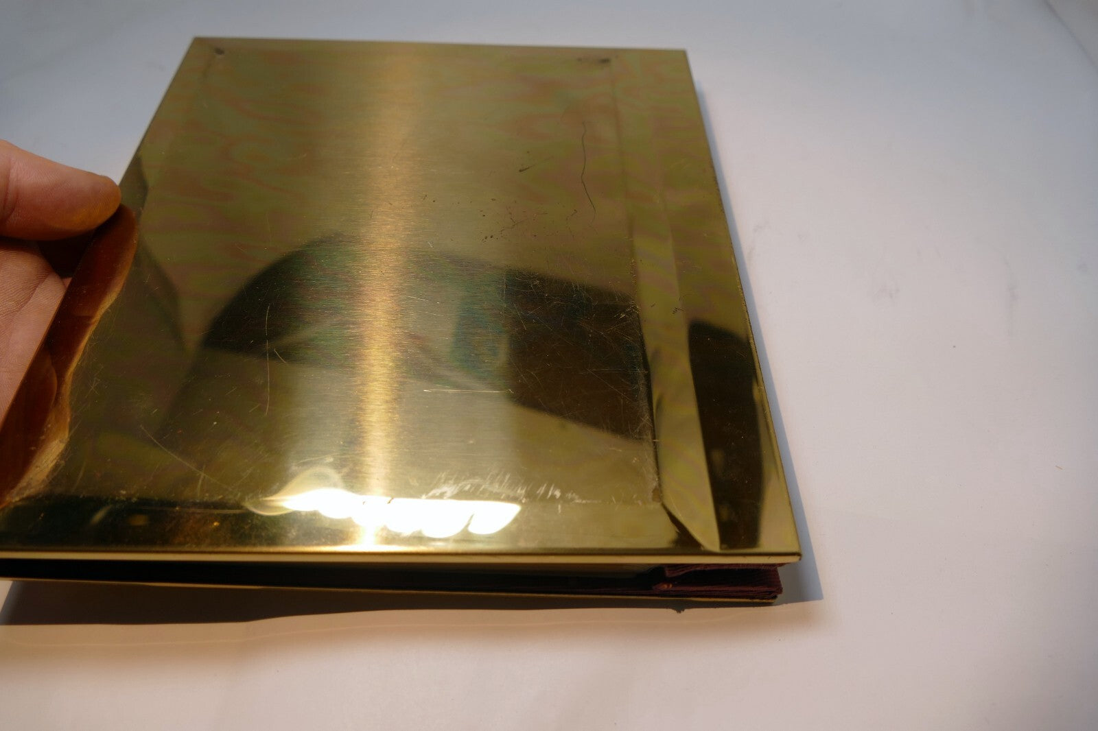 Mom is Love Photo Album - 4" x 6" Photo Frame gold tone metal Make Memories