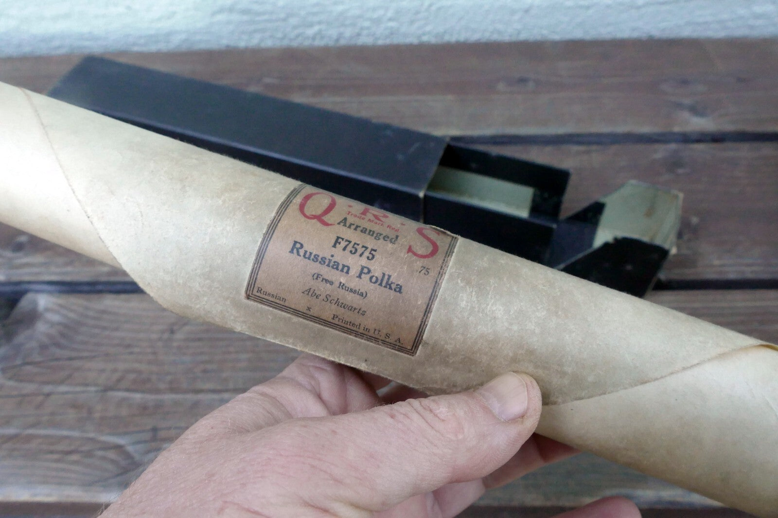 QRS F7574 Arranged Piano roll Russian Polka  No. 1 Schwartz