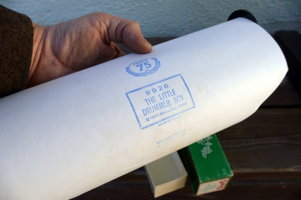 QRS Word Roll 9926 The Little Drummer Boy music piano