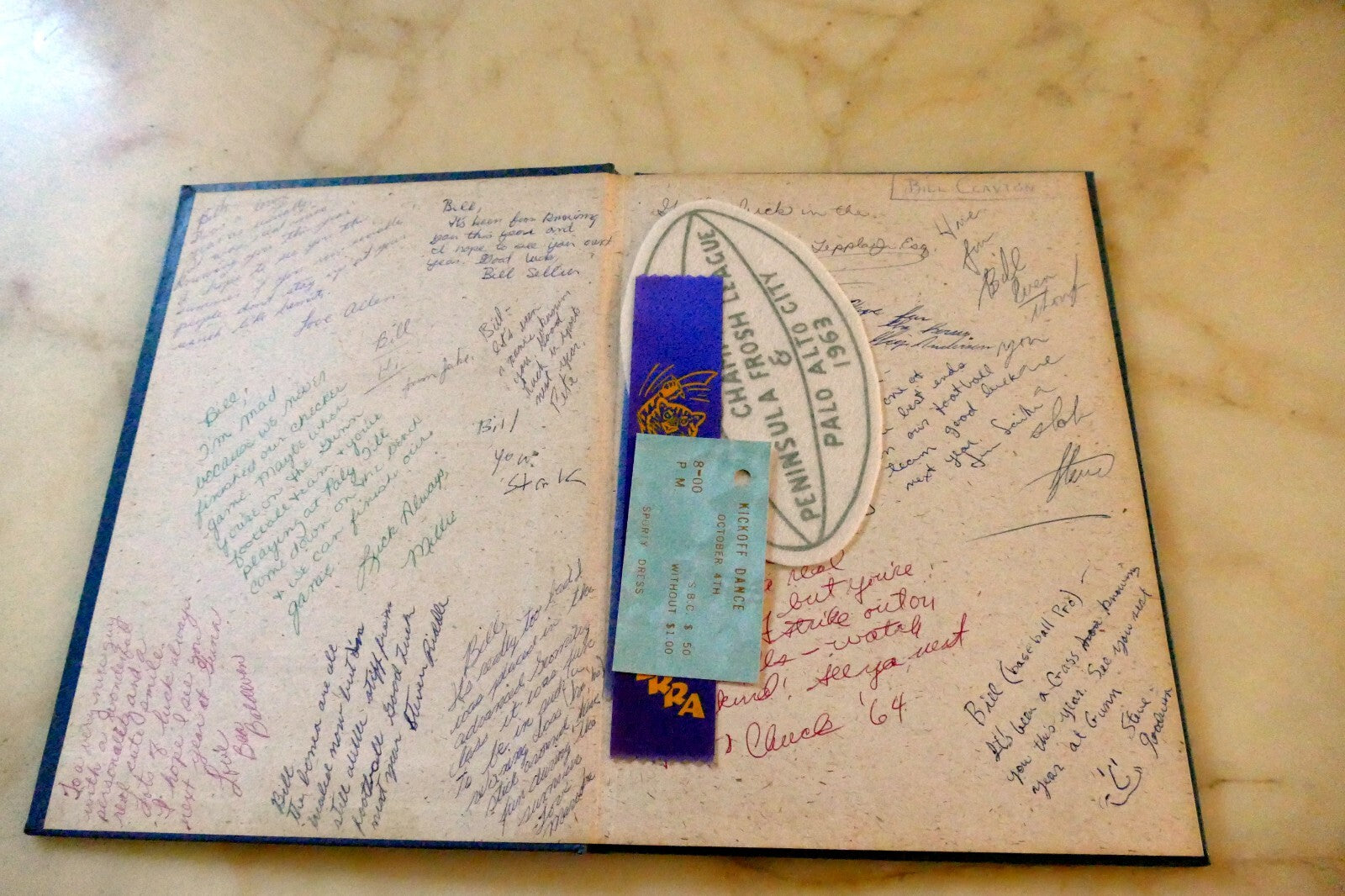 1964 TERMAN JUNIOR HIGH SCHOOL YEARBOOK ANNUAL JOURNAL PALO ALTO  TIGER TRACKS