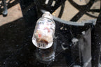 Small 4cm bottle with beach sand sea glass indian ocean decor souvenir