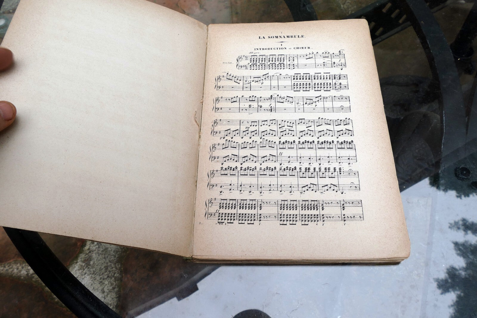 Sonnambula Bellini Paris Schlesinger 1850-1890 sheet music Partition Piano chant