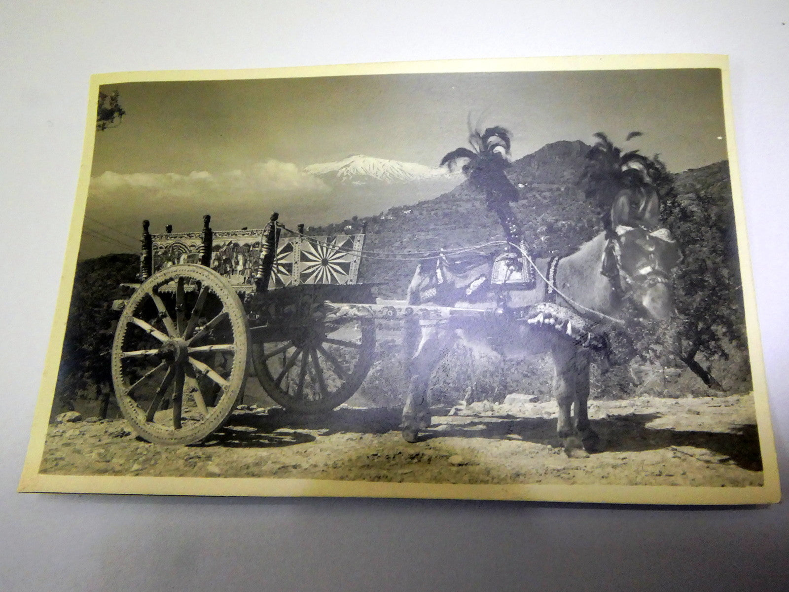 Cartolina Postale Carte Vista Post Card AntiqueTaormina Italie 1900's unused