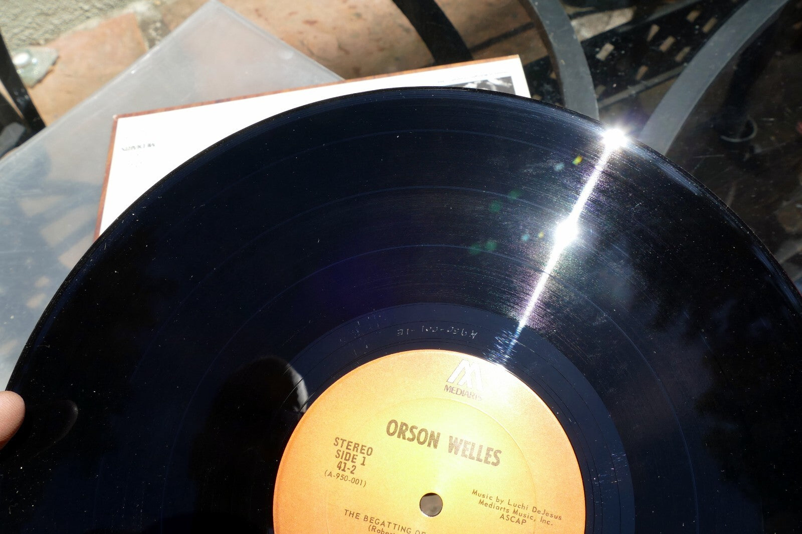 Orson Welles - The Begatting of The President Vinyl LP Album Mediarts 41-2