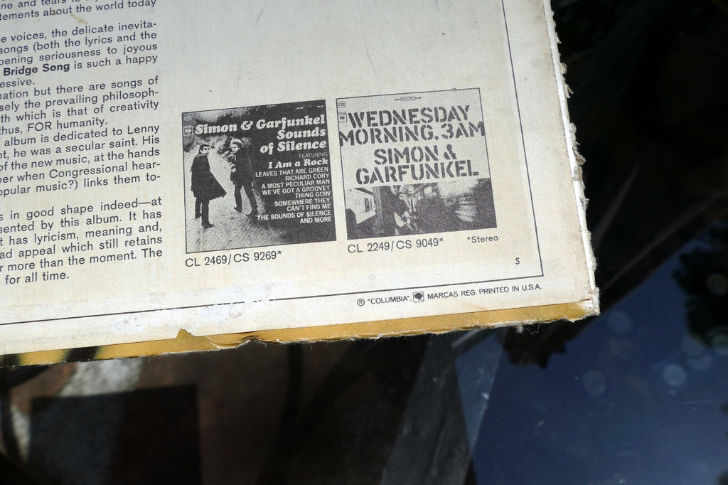 Simon & Garfunkel "Parsley, Sage, Rosemary And Thyme" CS 9363  vinyl LP  record