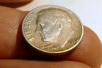 1958 D Roosevelt Dime US 10 Cent U.S America SILVER UNITED STATES 10c Coin