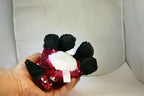 TY Jewel Reversible Sequin Plush Pet Flippy Fox 9" tall Flippables Purple 