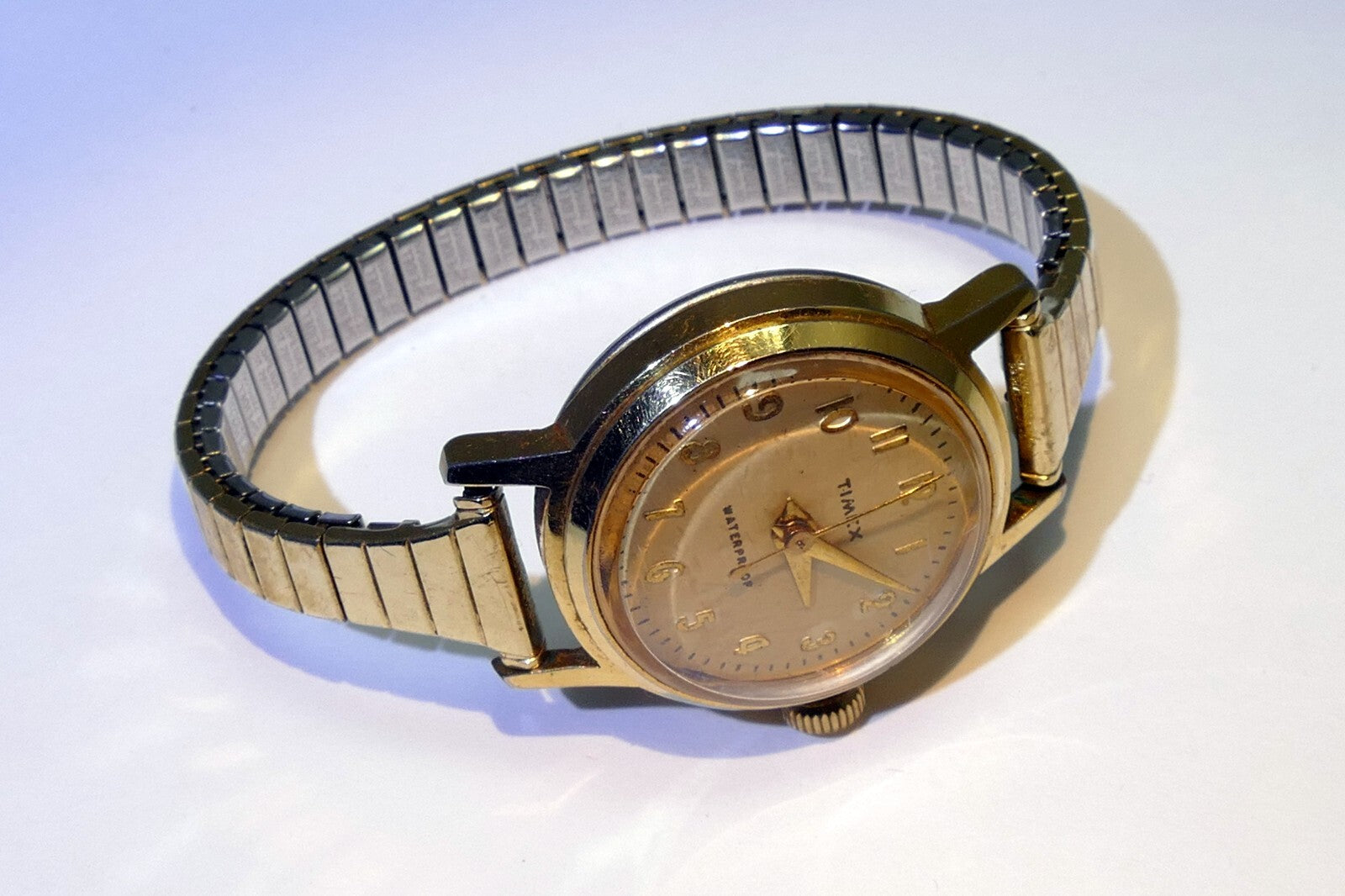 TIMEX LADIES WATCH WRISTWATCH GOLD TONE - as found as is parts repair