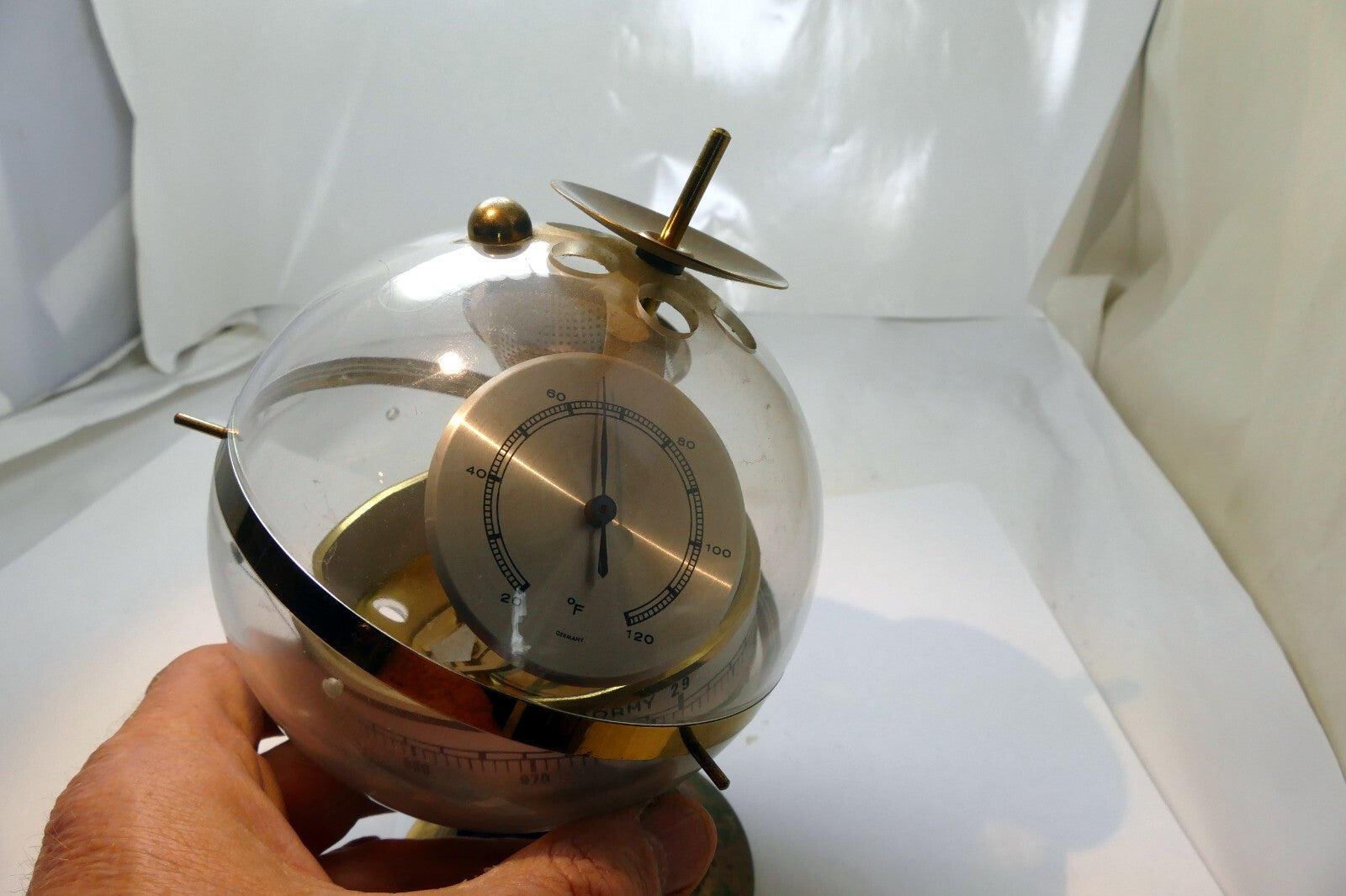 BGM Barometer Brass Sputnik West Germany