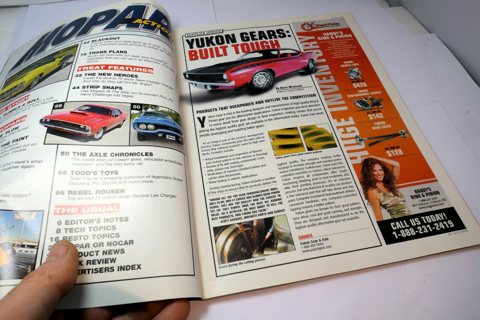 MOPAR Action Magazine October 2007 SuperCuda 821 Pump GAS Cruiser  '71 smallbloc