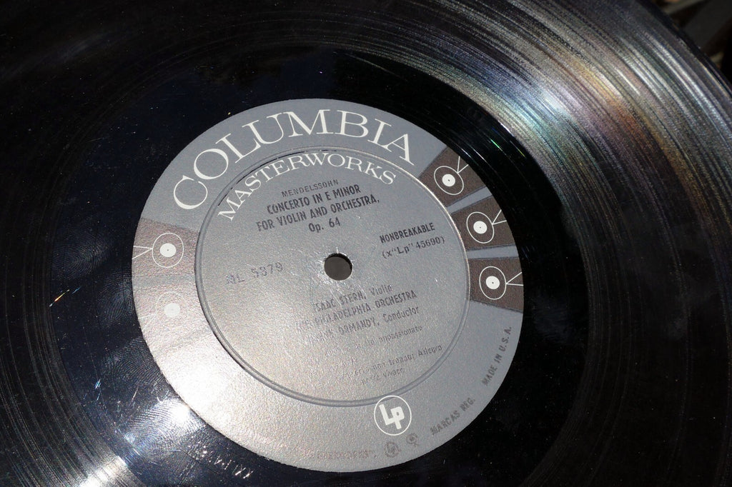 Isaac Stern Columbia Masterworks ML 5379 Tchaikovsky Mendelssohn Concerto 1958