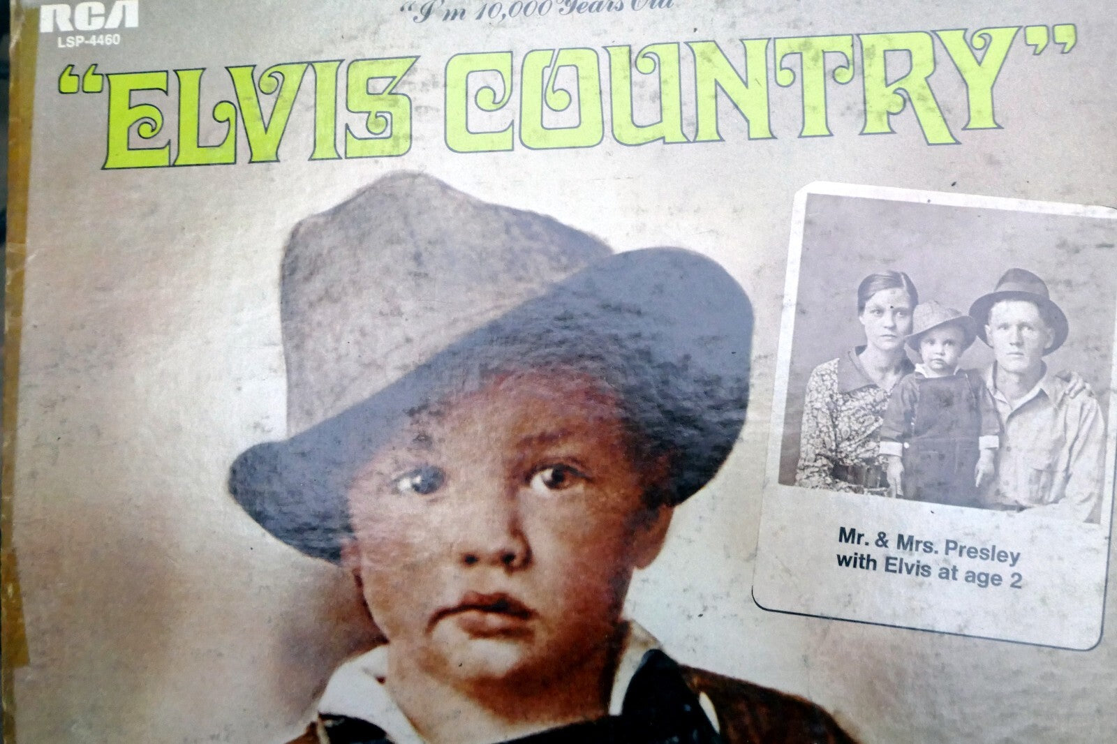 1971 elvis presley elvis country lsp 4460   vinyl album art cover only
