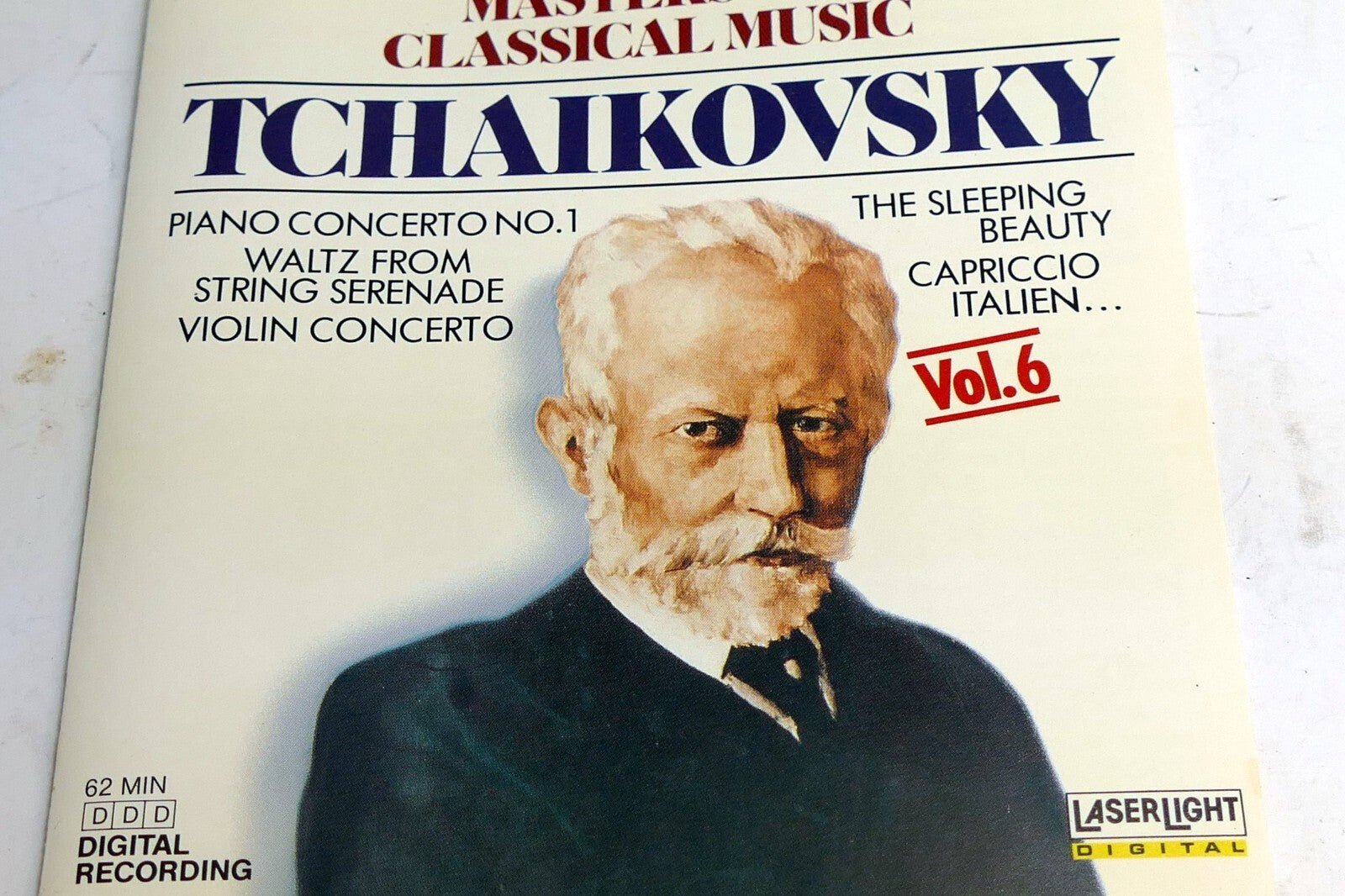 Inlay cover art only no case or cd included master classical music tchaikovsky