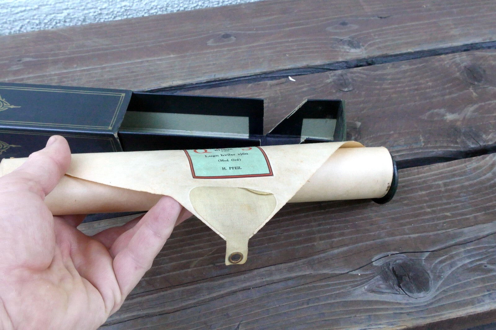 QRS WF6048 Word Roll Lugn Hvilar Sjon H. Pfeil