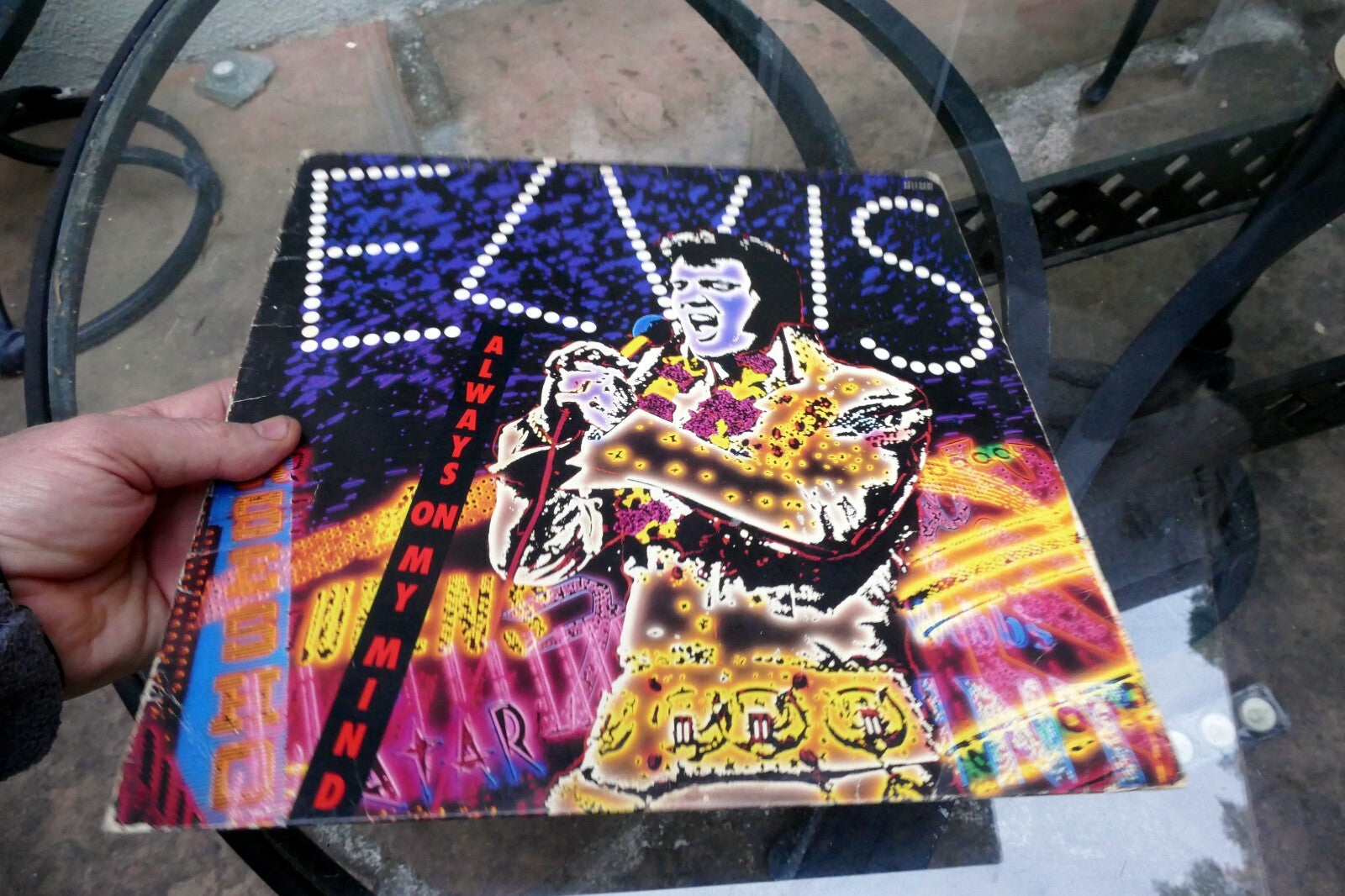 1985 Elvis Presley Always On My Mind AFL1-5430 anniversary- ALBUM ART COVER ONLY