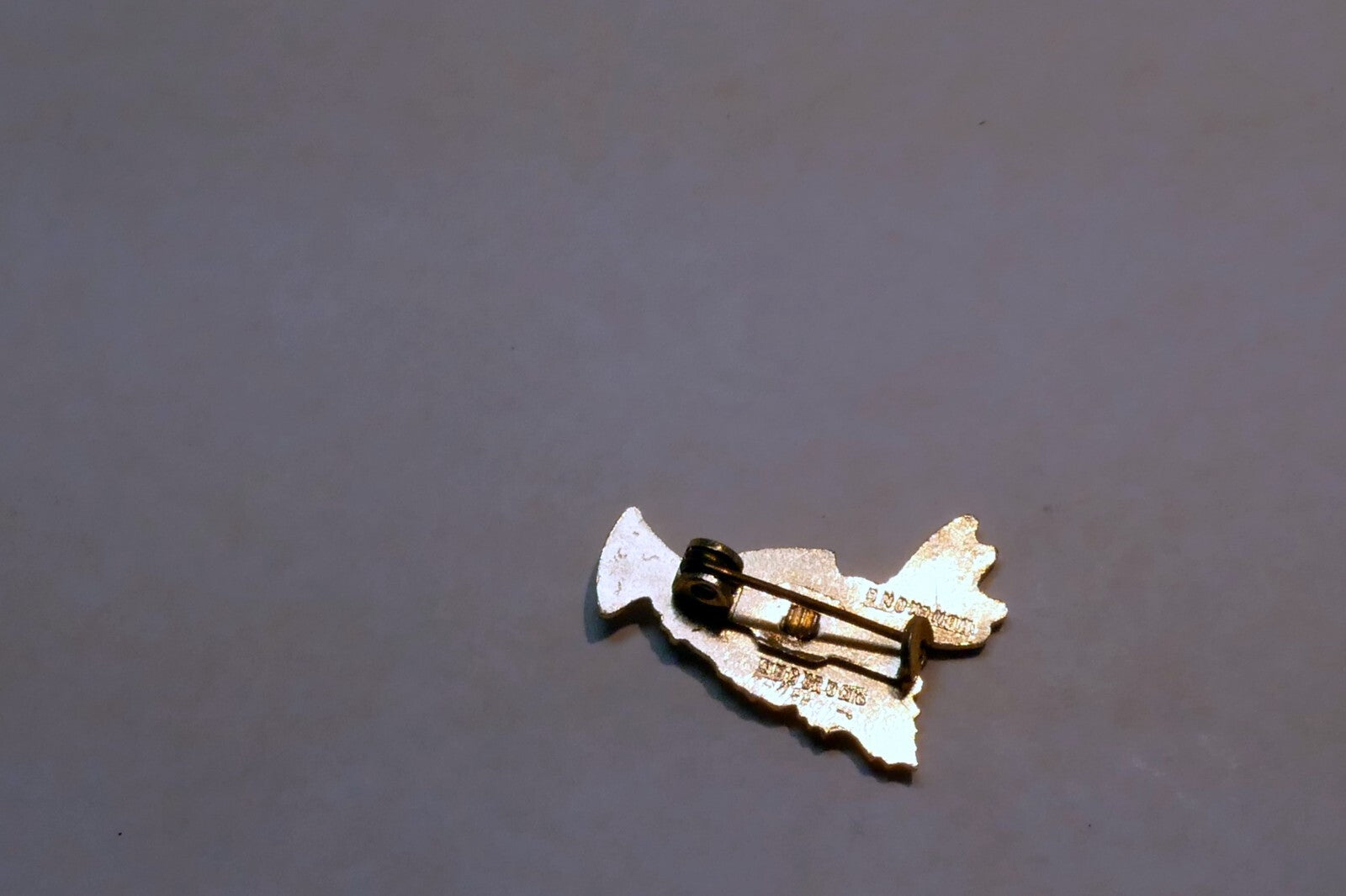 VTG Gold Tone First Holy Communion Lapel Pin w/ Pinback Christian Catholic
