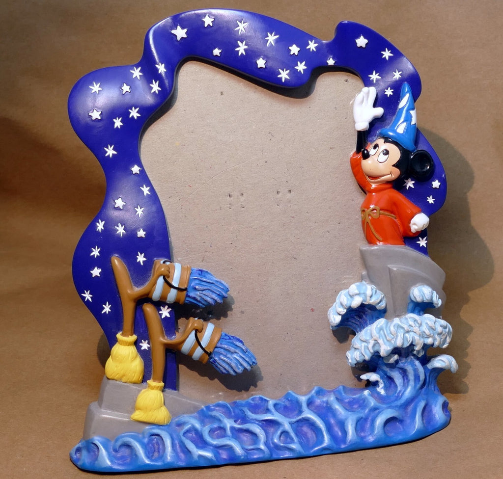3x5" picture frame vertical desktop 6"x4" freestanding disney mickey boys blue