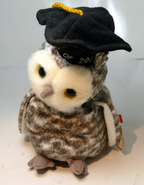2000 ty beanie babies   smart owl class of 2001