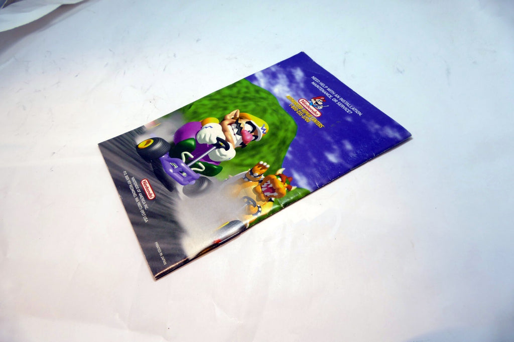 Mario Kart 64 Nintendo Player's Guide instruction manual book NO Bumper Stickers