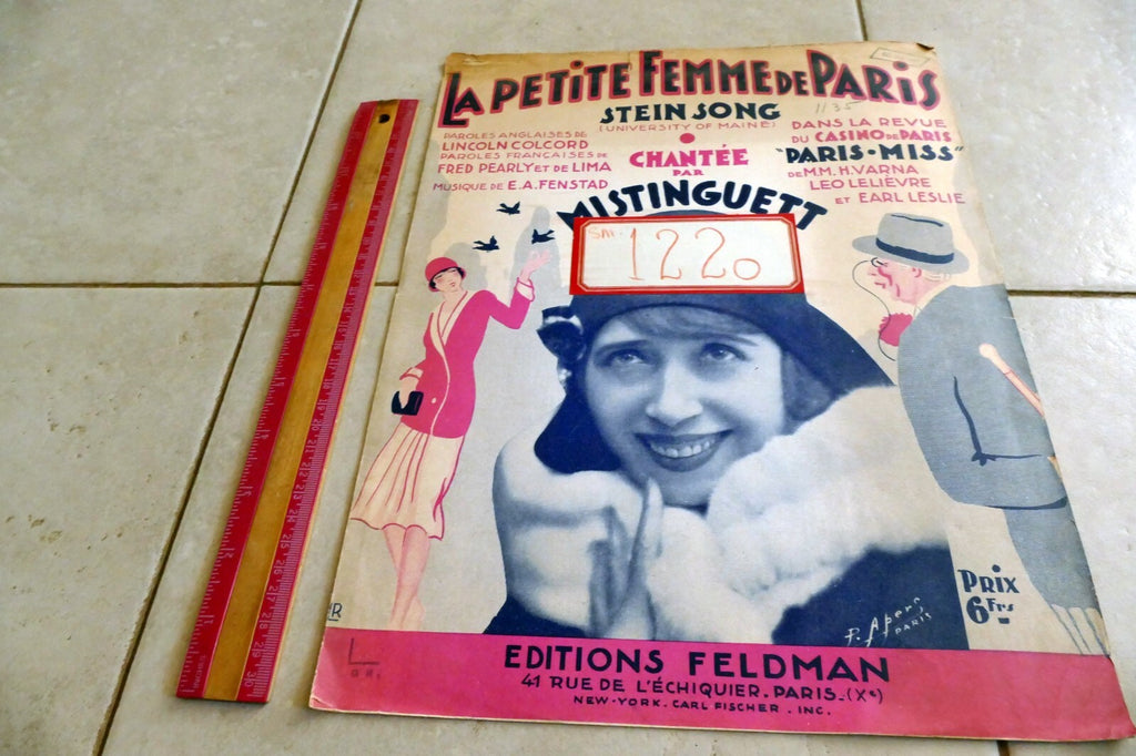 Le Petite Femme De Paris Stein Song 1910 by E.A. Fenstad Carl Fischer New York