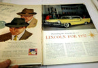 Lincoln 1957 magazine clippings advertisement ad "finest in the fine car field"
