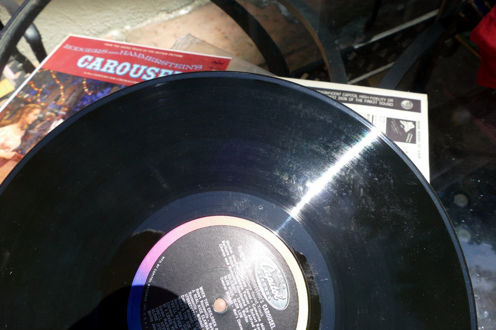 Rodgers and Hammerstein's Carousel Soundtrack Vintage Vinyl  1956 Record LP W694