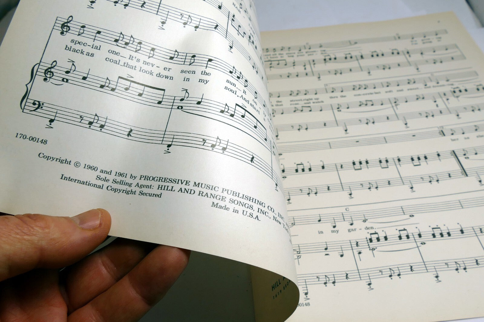 Spanish Harlem Jerry Leiber Phil Spector  1961  Sheet Music E king