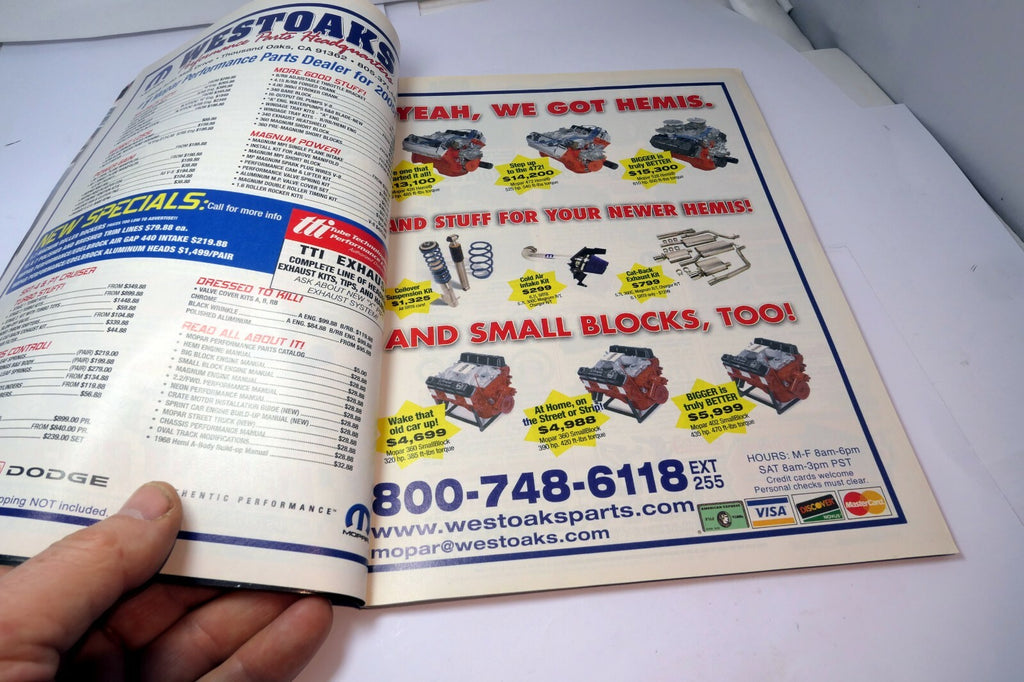 MOPAR Muscle Magazine October 2007 True Street Challenge '69 Big-Block Dart